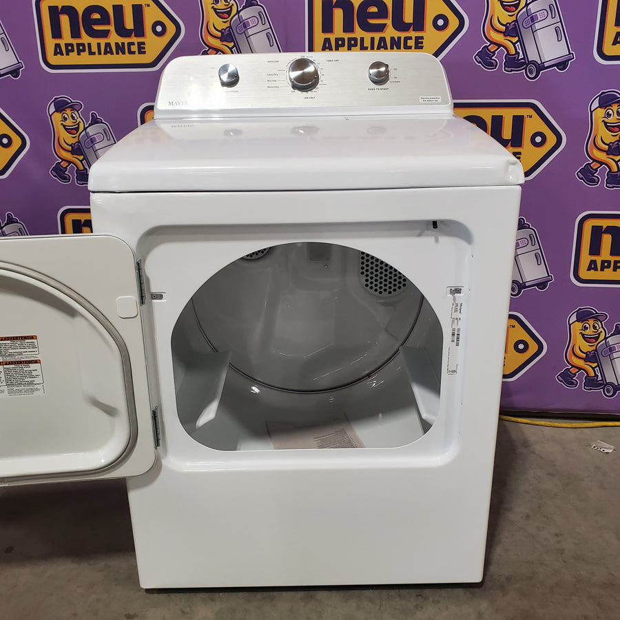 Maytag 4.5 cu. ft. Capacity Top Load Washer with Power™ Agitator and Deep Fill MVW4505MW - Scratch & Dent (Minor) and Maytag 7.0 cu. ft. Capacity Top Load Electric Wrinkle Prevent Dryer MED4500MW - Scratch & Dent (Moderate)