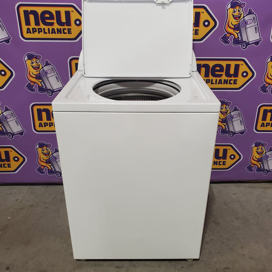 Whirlpool 3.8–3.9 Cu. Ft.  Top Load Washer with 2 in 1 Removable Agitator and Soil Level Selection WTW4957PW - Certified Refurbished and Whirlpool 7-cu ft Vented Electric Dryer WED4815EW - Certified Refurbished