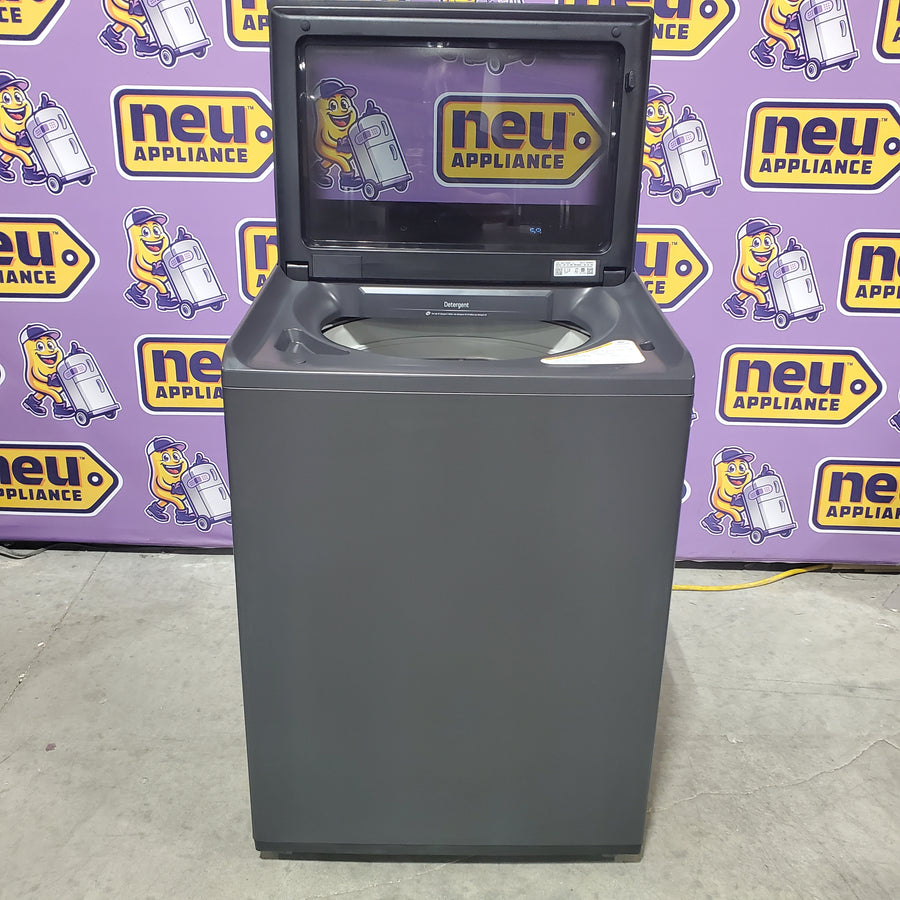 LG 5.3 cu. ft. Smart Top Load Washer with 4-Way® Agitator, TurboWash3D Technology, and AI Sensing EasyUnload™ WT8405CB - Scratch & Dent (Minor)