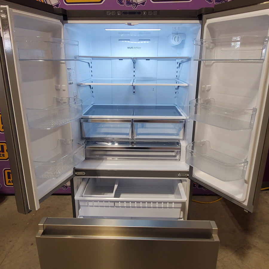 Hisense 26.6 cu. ft. French Door Refrigerator in Fingerprint Resistant Stainless Steel 22421721 - HRF266N6CSE1 - Scratch & Dent (Minor)