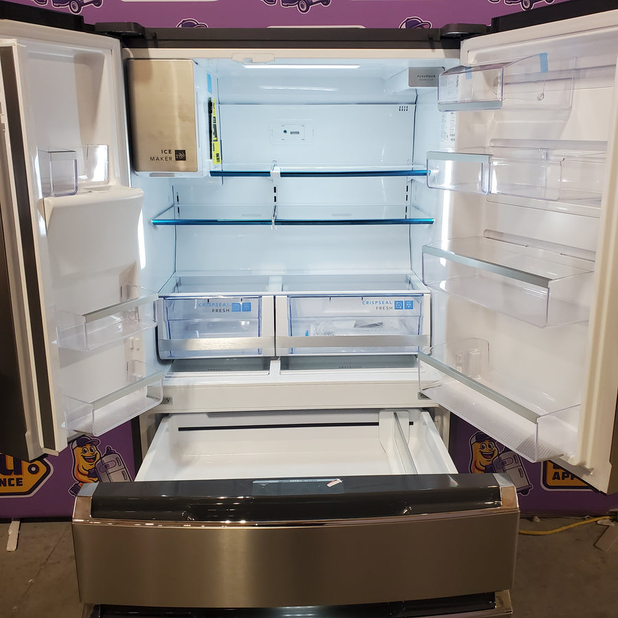 Frigidaire Gallery 22 Cu. Ft. 4-Door Counter-depth French Door Refrigerator with Ice Maker (Fingerprint Resistant Stainless Steel) ENERGY STAR GRMC2273CF - Scratch & Dent (Minor)