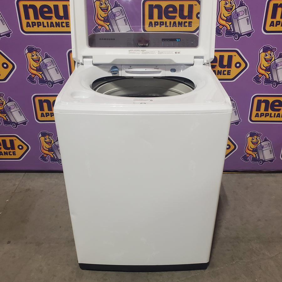 Samsung ENERGY STAR 5.0 cu. ft. Top Load Washing Machine with Active Water Jet WA50R5200AW - Certified Refurbished