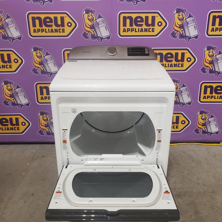 Maytag 7.4 Cu. Ft. Top Load Electric Dryer with Extra Power and Advanced Moisture Sensing MED6205RW - Scratch & Dent (Minor)