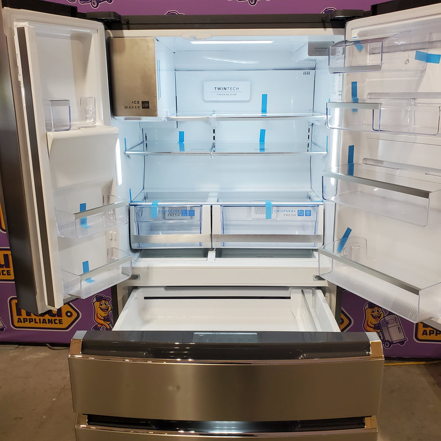 Frigidaire Gallery 22 Cu. Ft. 4-Door Counter-depth French Door Refrigerator with Ice Maker (Fingerprint Resistant Stainless Steel) ENERGY STAR 22421732 - GRMC2273CF - Scratch & Dent (Moderate)