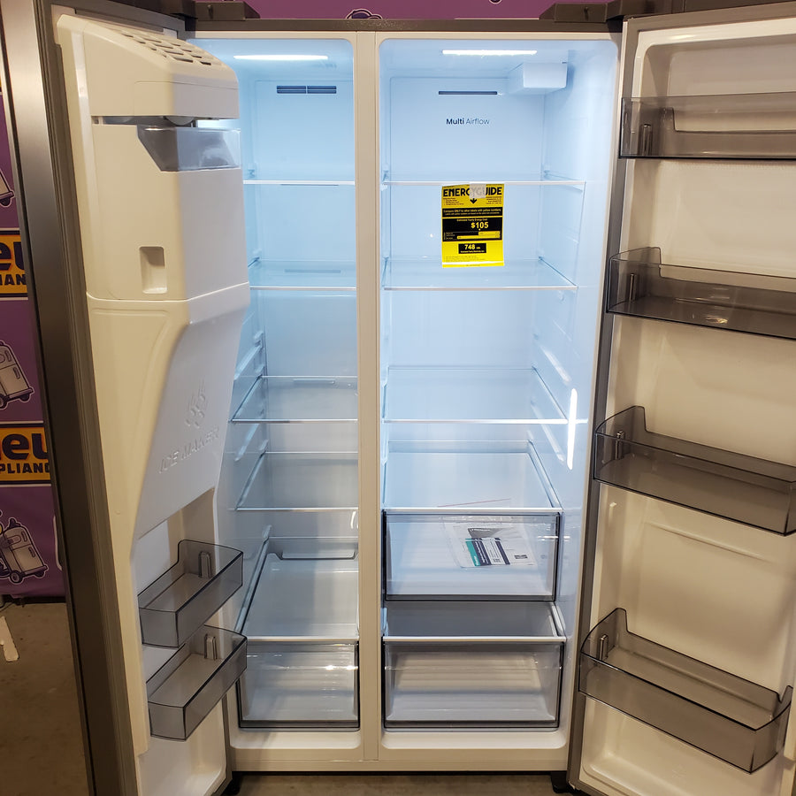 Hisense 29.1 cu. ft. Standard Depth Side by Side Refrigerator Stainless Steel HRS290P5FSE - Scratch & Dent (Minor)