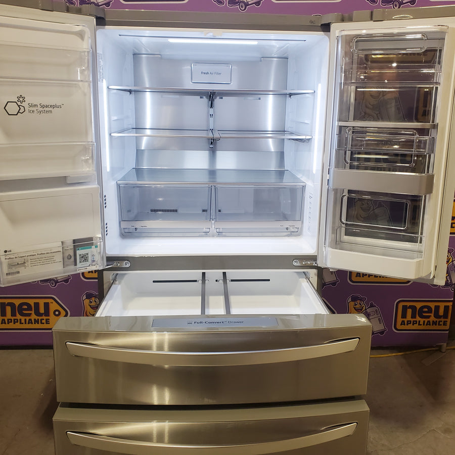 LG 30 cu. ft. Smart InstaView® Door-in-Door® Refrigerator with Craft Ice™ LRMVS3006S - Scratch & Dent (Minor)