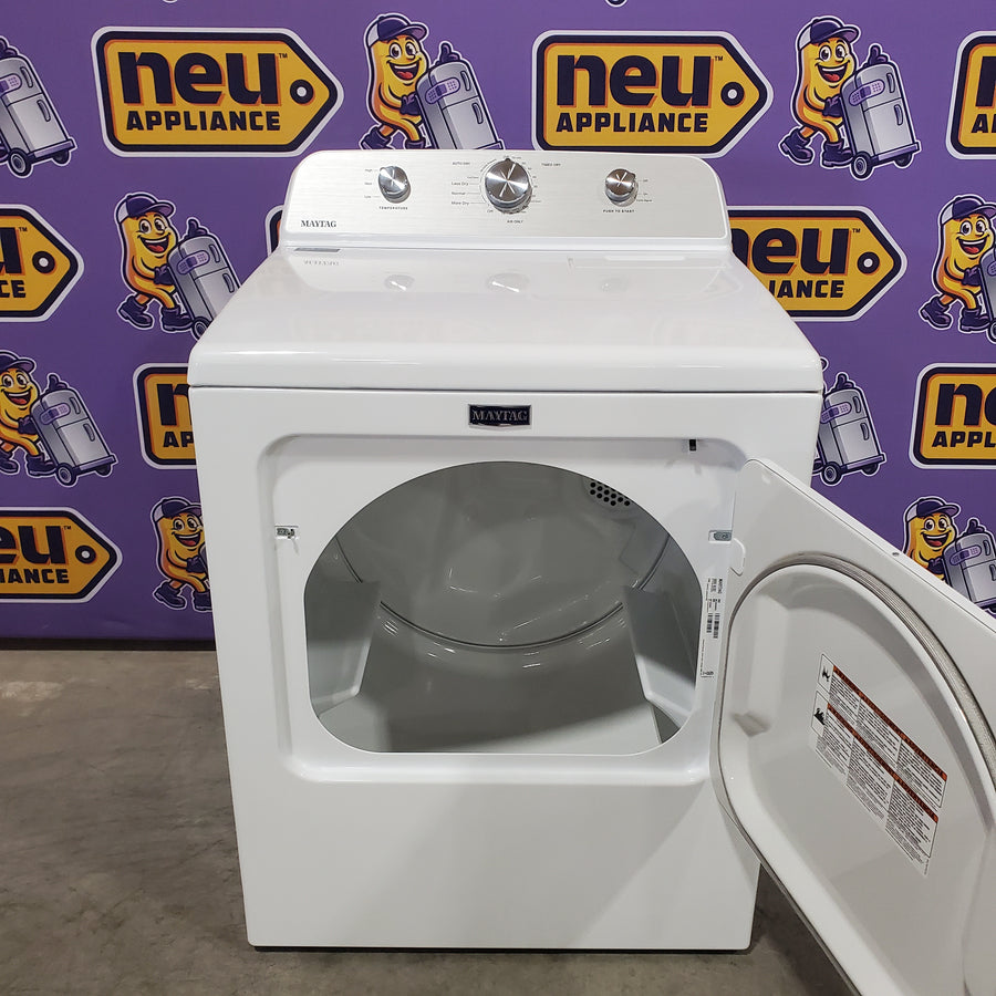 MayTag 7.0 cu. ft. Top Load Electric Wrinkle Prevent Dryer 22442612 - MED4500MW - Open Box