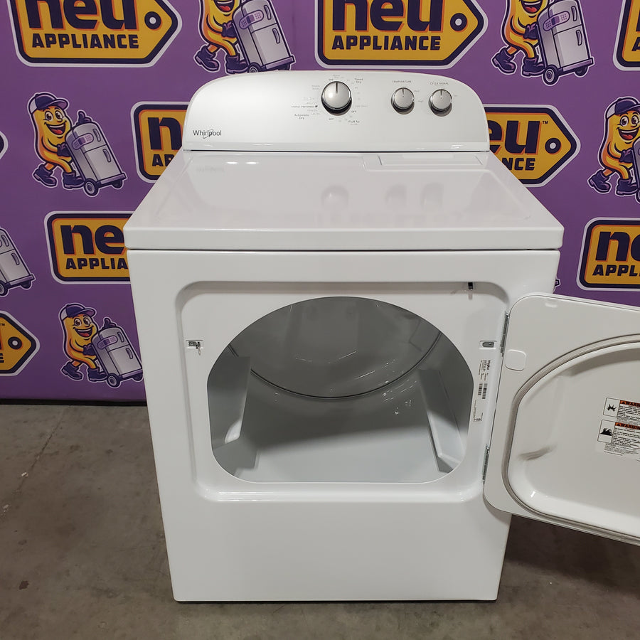 Whirlpool White Electric Extra Large 7.0 Cu. Ft. Dryer with Wrinkle Shield WED4815EW - Scratch & Dent (Minor)