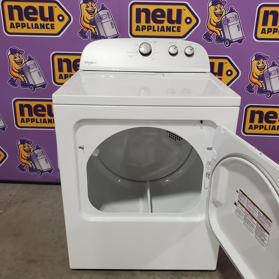 Whirlpool White Electric Extra Large 7.0 Cu. Ft. Dryer with Wrinkle Shield WED4815EW - Open Box