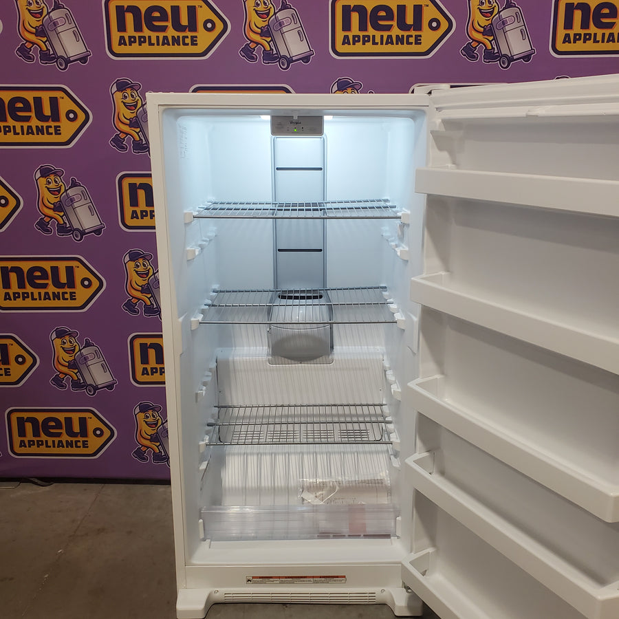 Whirlpool 16 cu. ft. Upright Freezer with LED Lighting WZF34X16DW - Open Box
