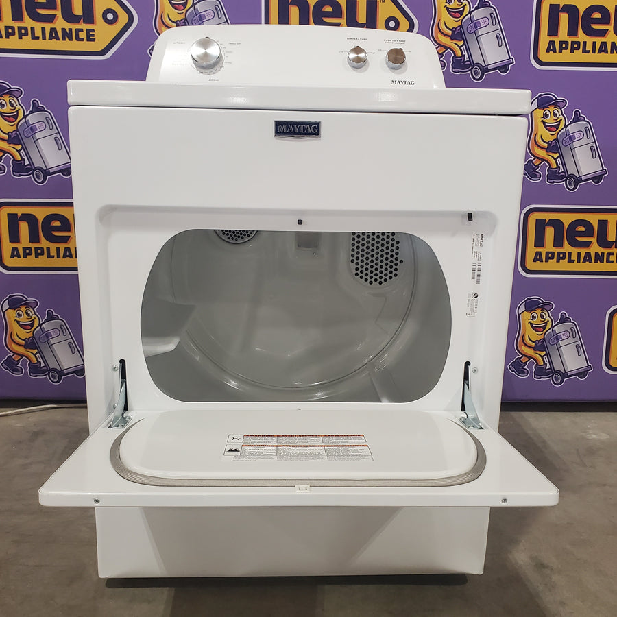 Maytag Top Load 3.8 cu. ft. Washer with Deep Fill and Quick Wash Cycle MVW4005SW - Open Box and Maytag Top Load Electric Wrinkle Prevent 7.0 cu. ft. Dryer with Auto Dry MED4005SW - Scratch & Dent (Moderate)