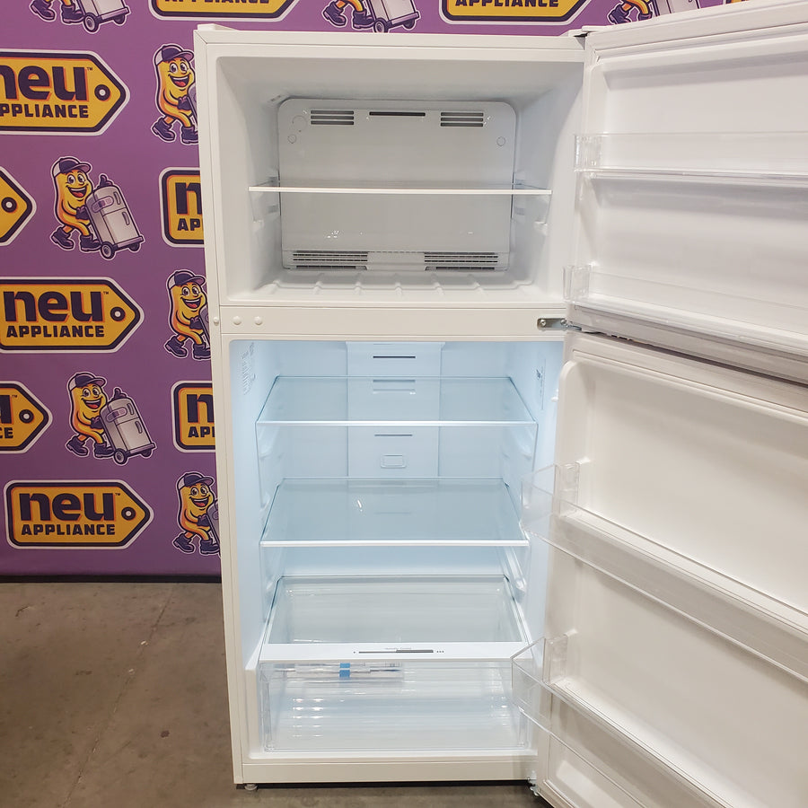 Vissani 14.2 cu. ft. Top Freezer Refrigerator in White, Garage Ready MDTF14WH5 - Scratch & Dent (Major)