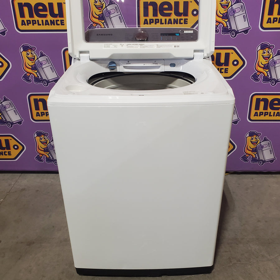 Samsung ENERGY STAR 5.0 cu. ft. Top Load Washing Machine with Active Water Jet 3511213 - WA50R5200AW - Certified Refurbished