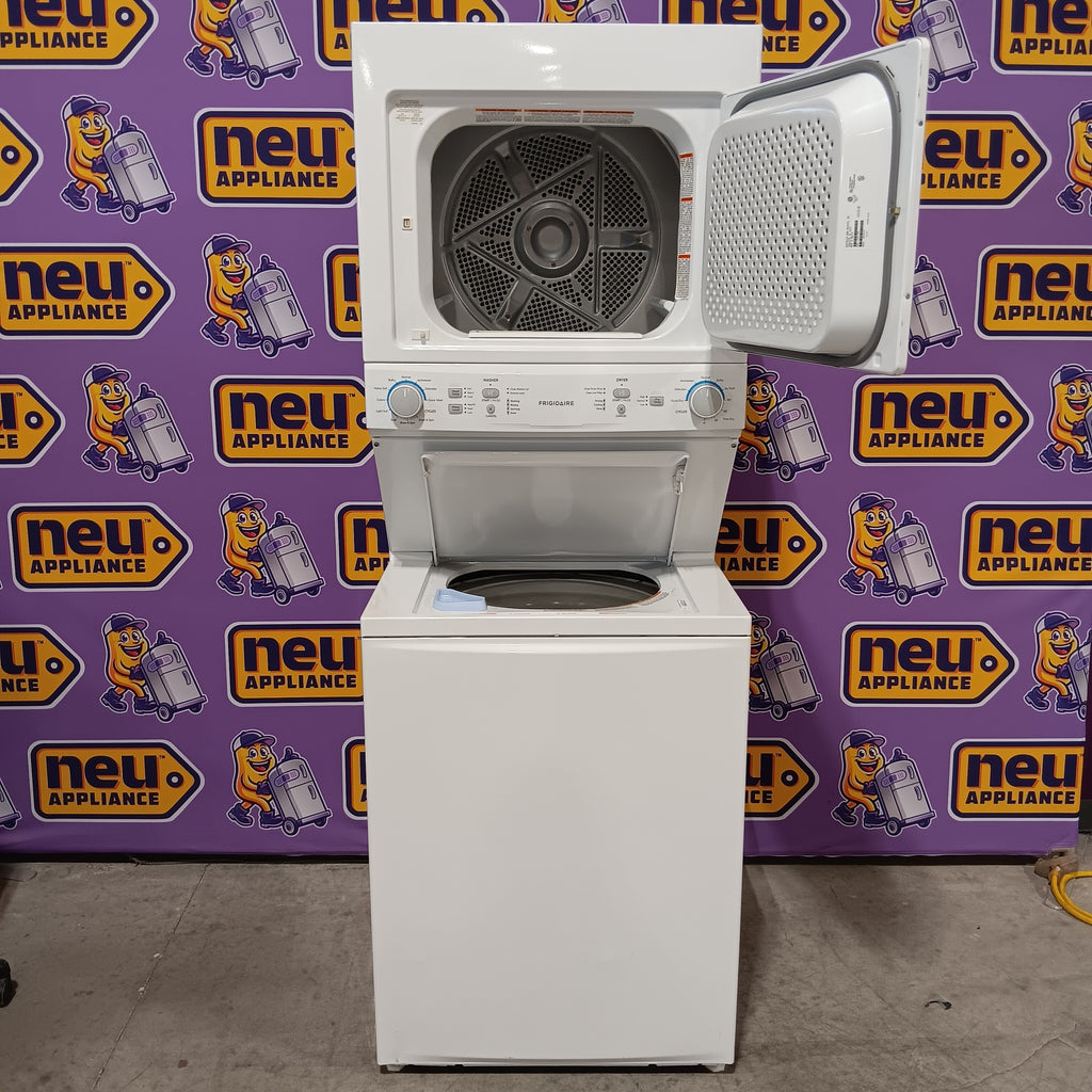 Frigidaire Electric Washer/Dryer Laundry Center - 3.9 Cu. Ft Washer and 5.5 Cu. Ft. Dryer 22442638 - FLCE7522AW - Scratch & Dent (Minor)