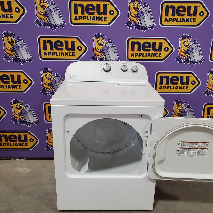 Whirlpool White Electric Extra Large 7.0 Cu. Ft. Dryer with Wrinkle Shield WED4815EW - Scratch & Dent (Minor)