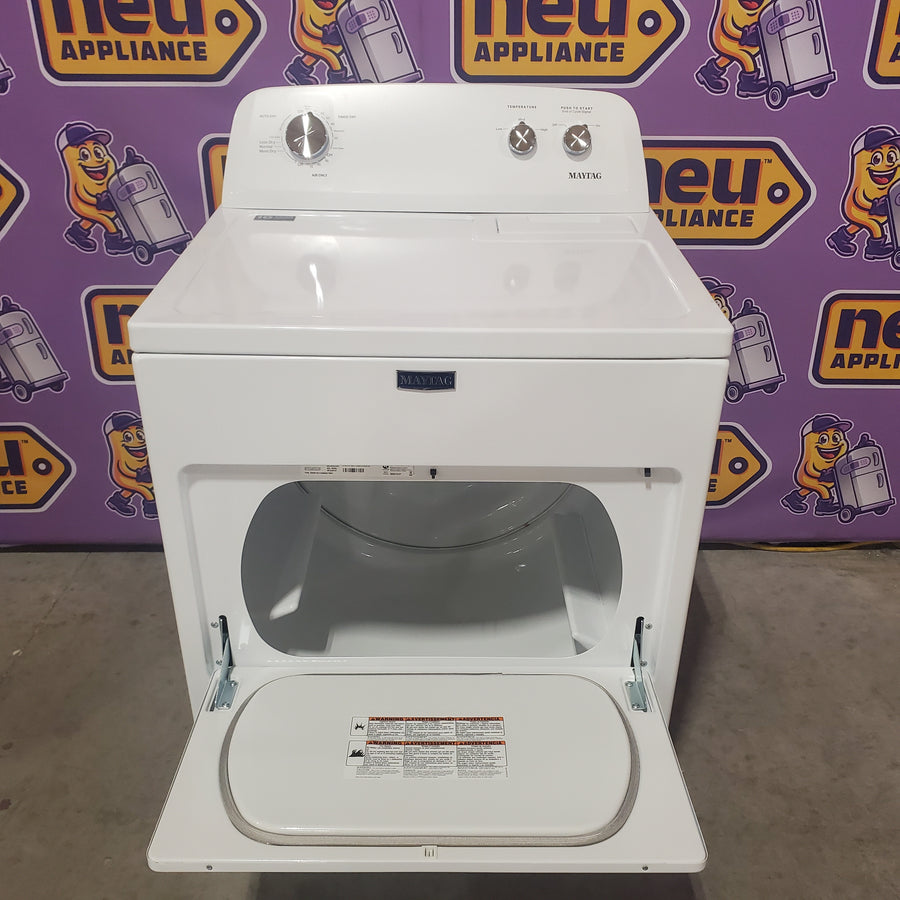 Maytag Top Load Style Electric Wrinkle Prevent 7.0 cu. ft. Dryer with Auto Dry MED4005SW - Open Box