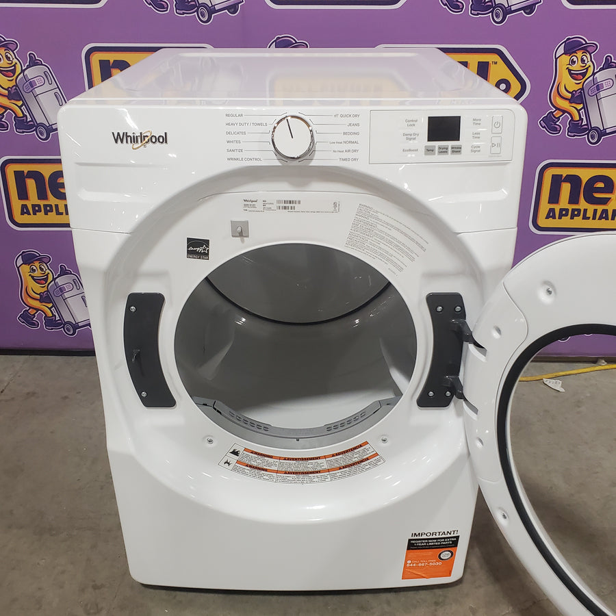 Whirlpool 7.4 cu. ft. ENERGY STAR® Front Load Electric Dryer with Wrinkle Shield™ Option WED4720RW - Scratch & Dent (Moderate)