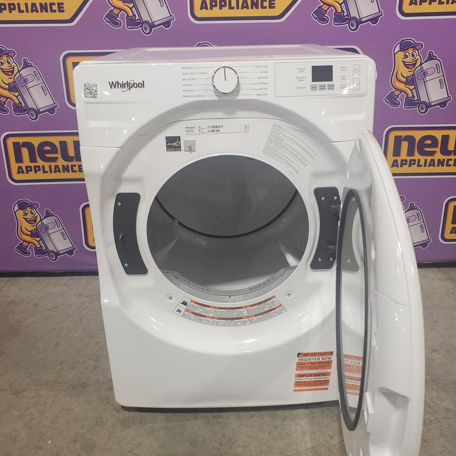Whirlpool 7.4 cu. ft. ENERGY STAR® Front Load Electric Dryer with Wrinkle Shield™ Option 22521665 - WED4720RW - Scratch & Dent (Minor)