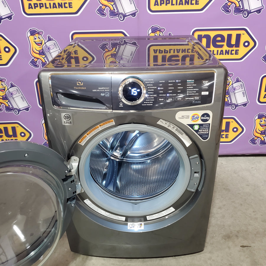 Electrolux Titanium Front Load 600 Series 4.5 Cu. Ft. Washer with Smartboost and Hand Wash Cycle ELFW7637AT - Scratch & Dent (Minor)