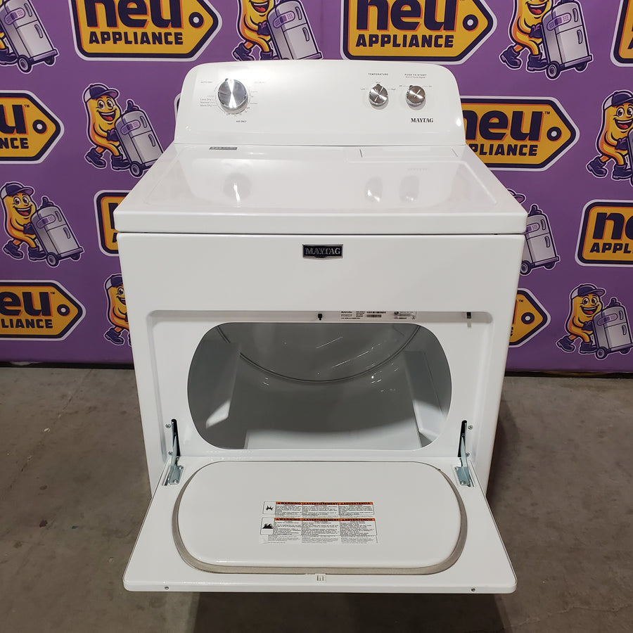 Maytag Top Load Style Electric Wrinkle Prevent 7.0 cu. ft. Dryer with Auto Dry MED4005SW - Scratch & Dent (Minor)