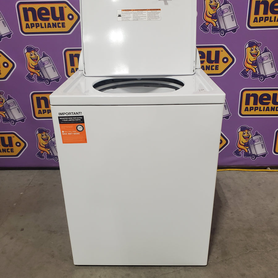 Whirlpool Top Load 3.5 Cu. Ft. Washer with Deep Water Wash Option WTW4816FW - Open Box and Whirlpool Vented 7.0 Cu. Ft. Electric Dryer WED4815EW - Scratch & Dent (Minor)