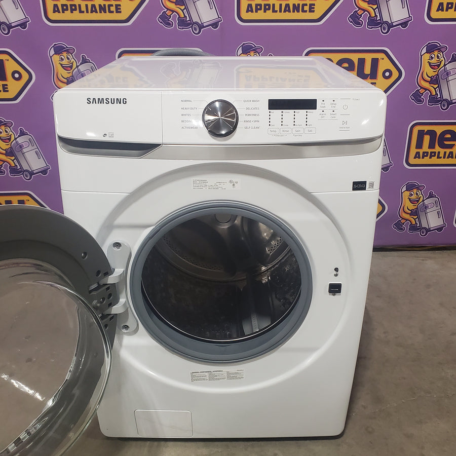 Samsung 4.5 cu. ft. ENERGY STAR  Front Load Washer with Vibration Reduction WF45T6000AW - Open Box