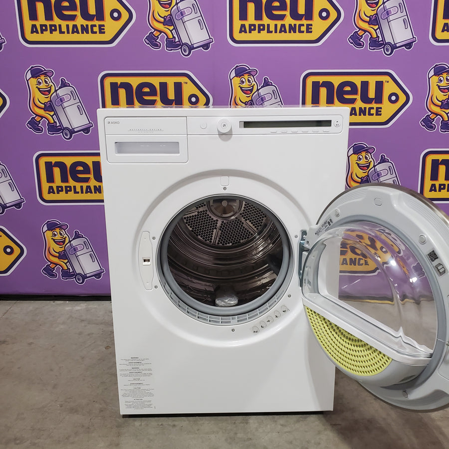 ASKO 24" 2.1 Capacity Washing Machine with Quattro Construction W2084W - Scratch & Dent (Moderate) and ASKO 24" Electric Dryer with 4.1 cu. ft. Capacity, Butterfly™ Drying System, and Soft Drum™ Technology T208VW - Scratch & Dent (Moderate)