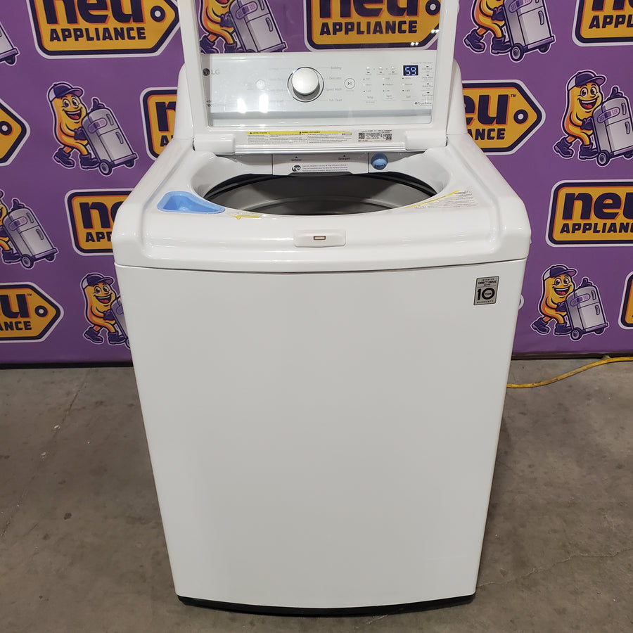 LG White Top Load 5.0 Cu. Ft. Mega Capacity Washer with TurboDrum Technology WT7150CW - Certified Refurbished