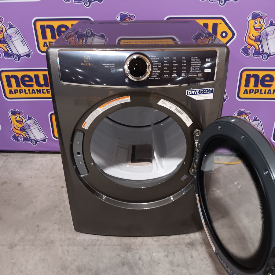 Electrolux Titanium Front Load 600 Series 4.5 Cu. Ft. Washer with Smartboost ELFW7637AT - Open Box and Electrolux Frontload Electric Steam Dryer 16287 - ELFE7537AT - Open Box