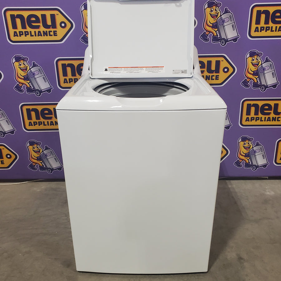 GE® 4.5 cu. ft. Capacity Washer with Stainless Steel Basket GTD48EASWWB - Certified Refurbished and GE 7.2 cu. ft. Capacity Electric Dryer with Up To 120 ft. Venting and Extended Tumble - GTD48GASWWB - New in Box
