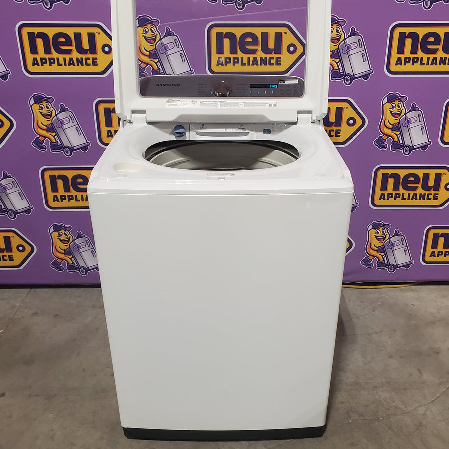 Samsung ENERGY STAR 5.0 cu. ft. Top Load Washing Machine with Active Water Jet WA50R5200AW - Certified Refurbished