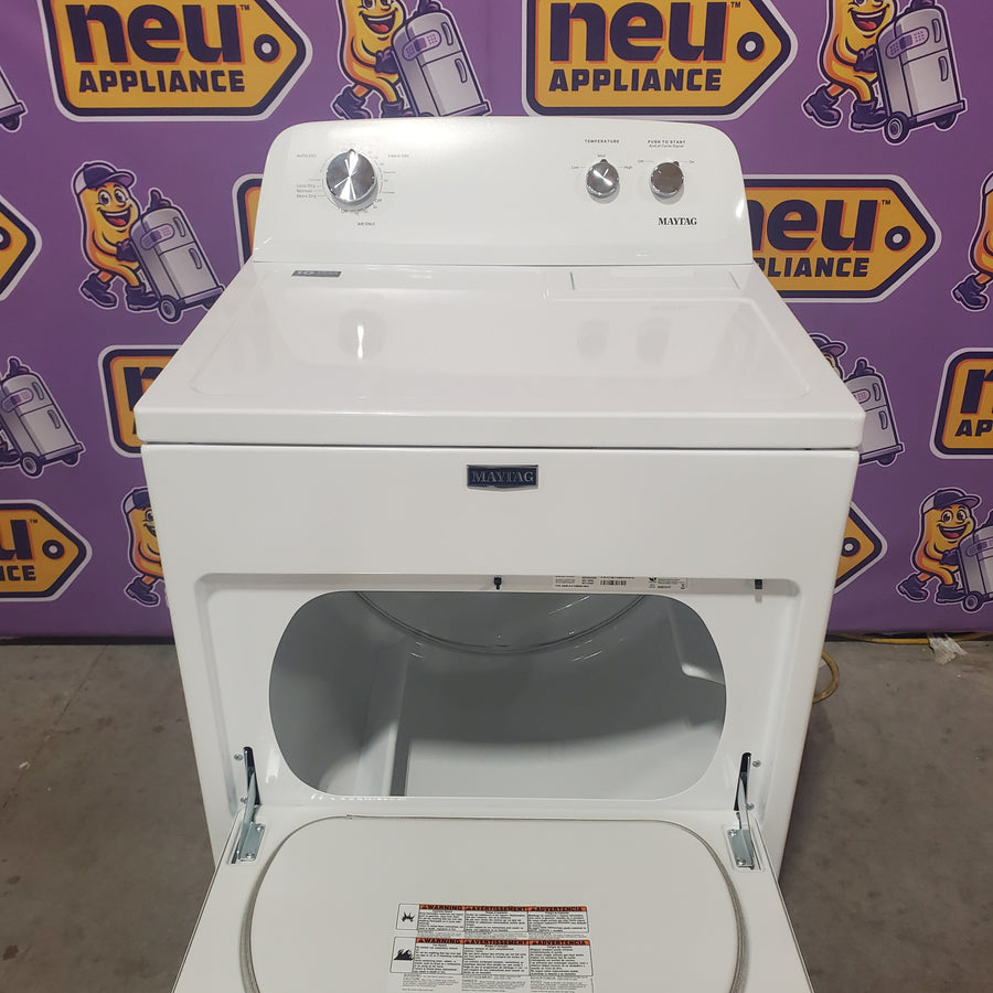 Maytag Top Load Style Electric Wrinkle Prevent 7.0 cu. ft. Dryer with Auto Dry MED4005SW - Open Box