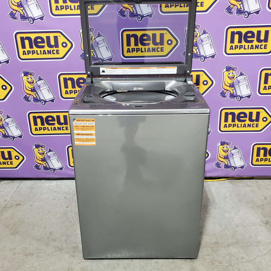 Whirlpool Chrome Shadow 5.2 - 5.3 cu. ft. ENERGY STAR Top Load Washer with 2 in 1 Removable Agitator and Load & Go™ Dispenser WTW8127LC - Open Box
