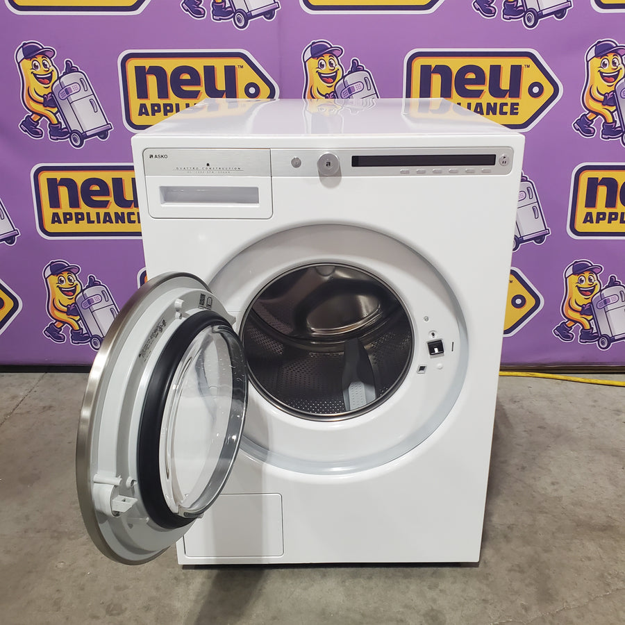 Asko Steel Seal™ Washing Machine in White W4114CW - Scratch & Dent (Moderate)