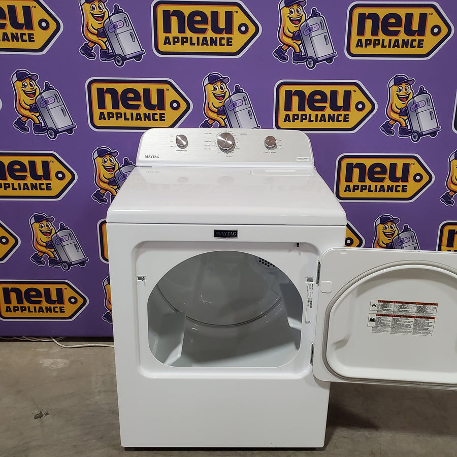 MayTag 7.0 cu. ft. Top Load Electric Wrinkle Prevent Dryer MED4500MW - Scratch & Dent (Minor)