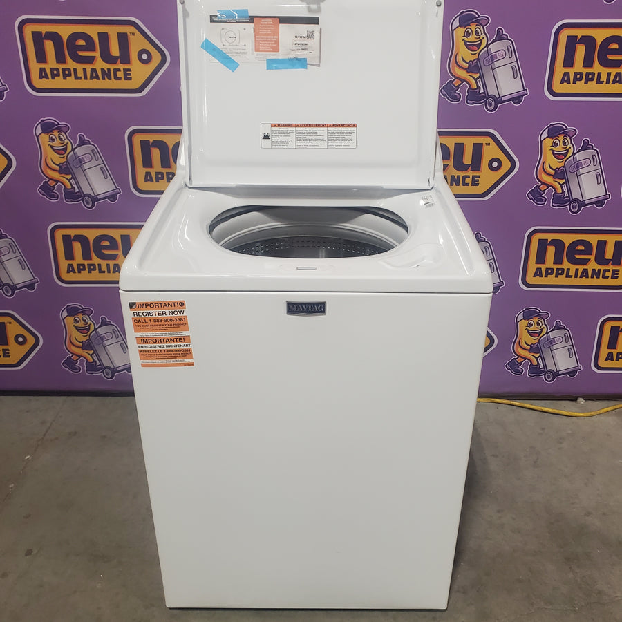 Maytag 4.2 Cu. Ft. Capacity Top Load Washer in White MTW4205SW - Scratch & Dent (Minor)