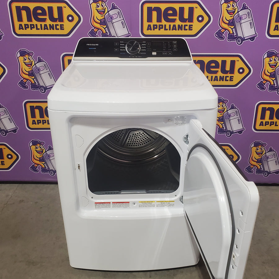 Frigidaire 7 Cu. Ft. Electric Dryer in White FLVE7523BW - Scratch & Dent (Moderate)