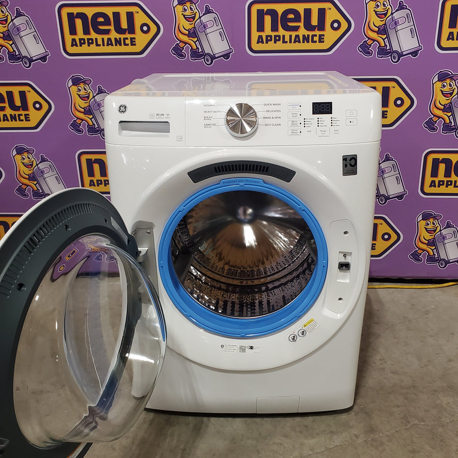 GE® ENERGY STAR® 4.6 cu. ft. Capacity Smart Front Load Washer with UltraFresh Vent System with OdorBlock™ GFW350SSYWW - Scratch & Dent (Minor)
