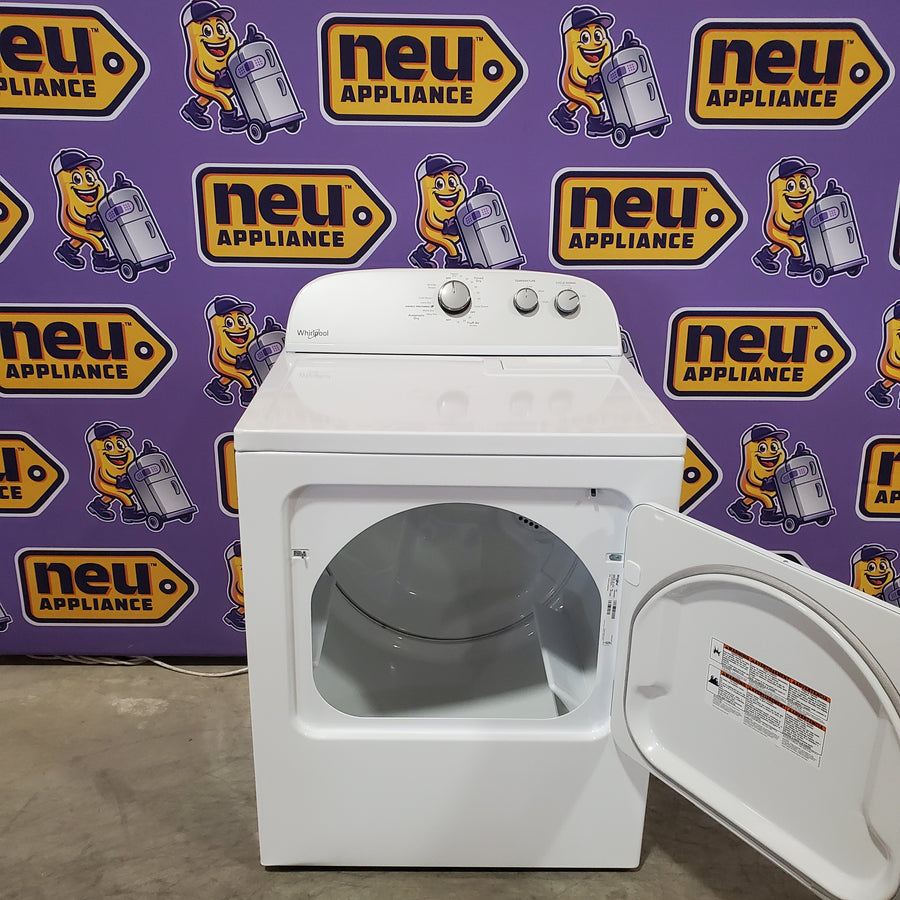 Whirlpool White Electric Extra Large 7.0 Cu. Ft. Dryer with Wrinkle Shield WED4815EW - Scratch & Dent (Minor)