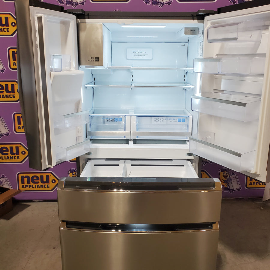 Frigidaire Gallery 22 Cu. Ft. 4-Door Counter-depth French Door Refrigerator with Ice Maker (Fingerprint Resistant Stainless Steel) ENERGY STAR GRMC2273CF - Scratch & Dent (Moderate)