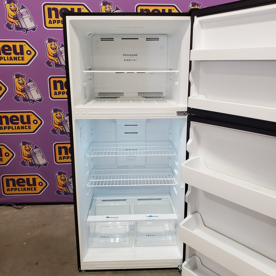 Frigidaire 19 Cu. Ft. Garage Ready Top Freezer Refrigerator in Black FRTE1814AB - Scratch & Dent (Minor)