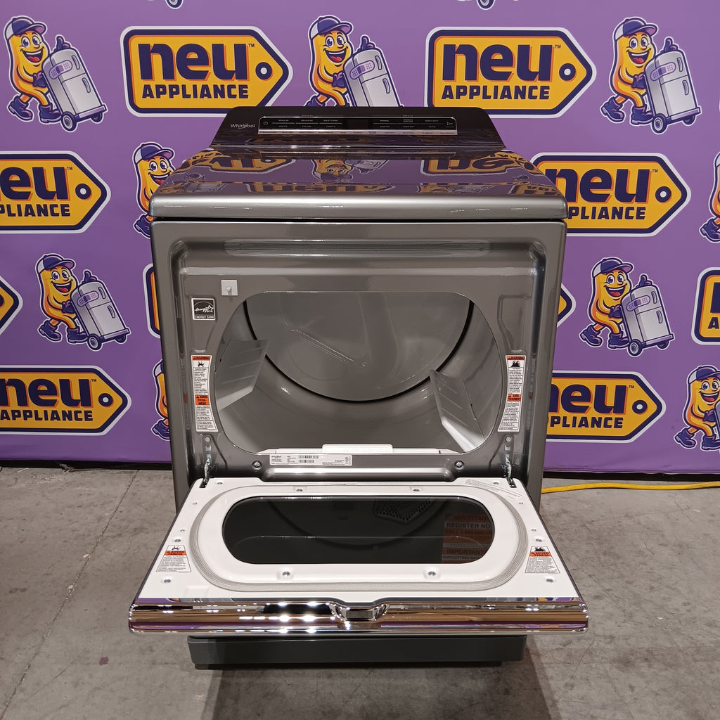 Whirlpool Top Load 5.2 Cu. Ft. Washer with Removable Agitator WTW8127LC - Open Box and Whirlpool Electric 7.4 Cu. Ft. Dryer with Moisture Sensor 16276 - WED8127LC - Open Box