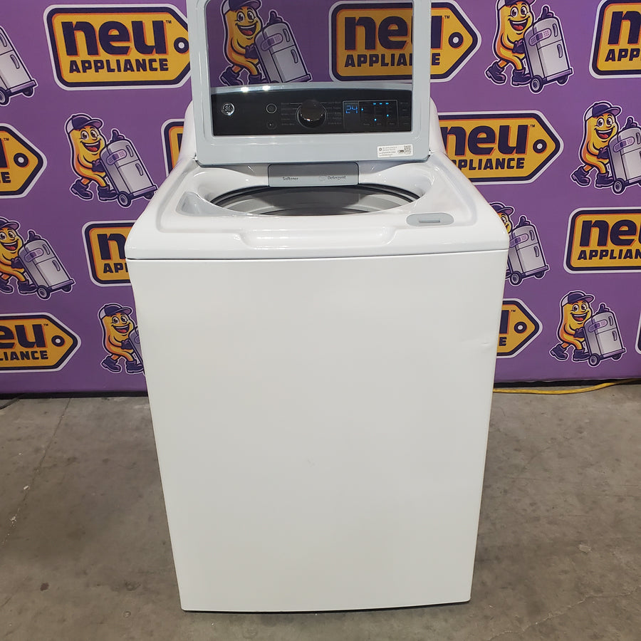 GE® 4.5 cu. ft. Capacity Washer with Water Level Control GTW585BSVWS - Certified Refurbished and GE® 7.4 cu. ft. Capacity Electric Dryer with Up To 120 ft. Venting and Sensor Dry GTD58EBSVWS - Certified Refurbished