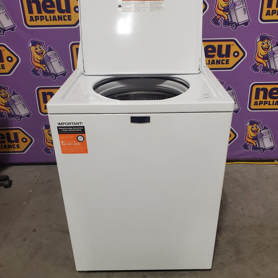 Maytag Top Load 3.8 cu. ft. Washer with Deep Fill and Quick Wash Cycle MVW4005SW - Scratch & Dent (Minor)