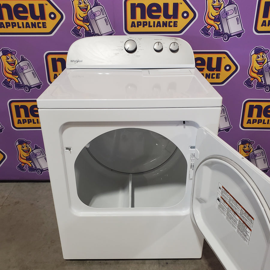 Whirlpool White Electric Extra Large 7.0 Cu. Ft. Dryer with Wrinkle Shield WED4815EW - Open Box