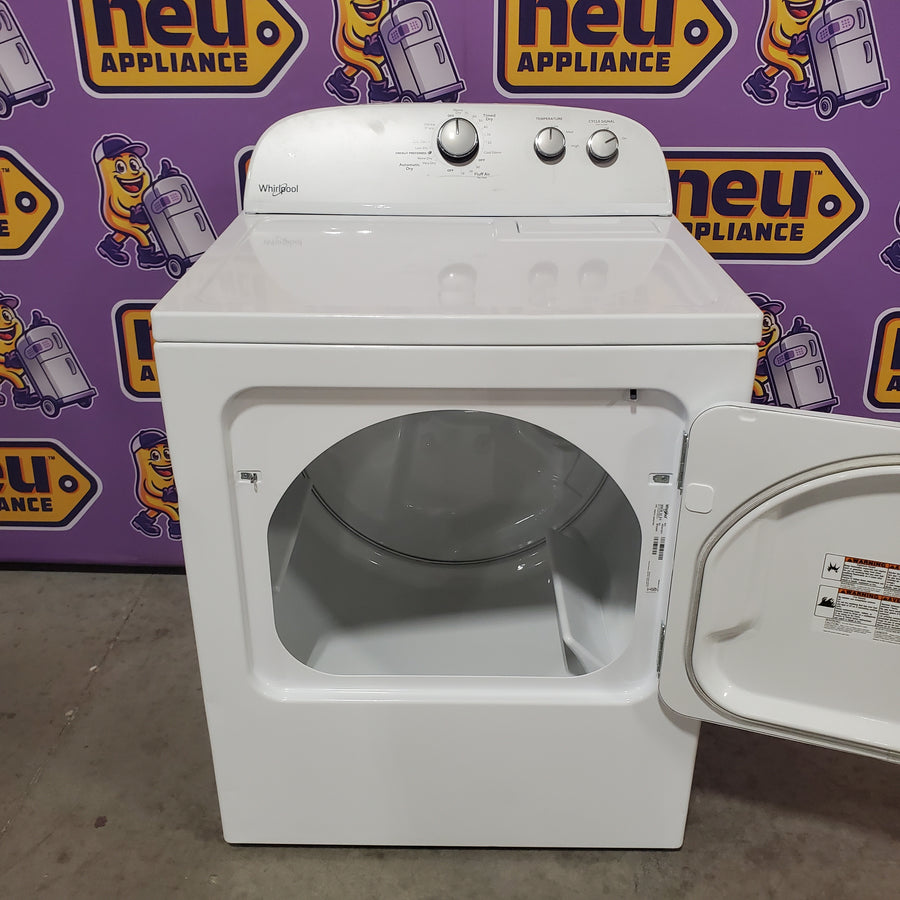 Whirlpool White Electric Extra Large 7.0 Cu. Ft. Dryer with Wrinkle Shield WED4815EW - Certified Refurbished