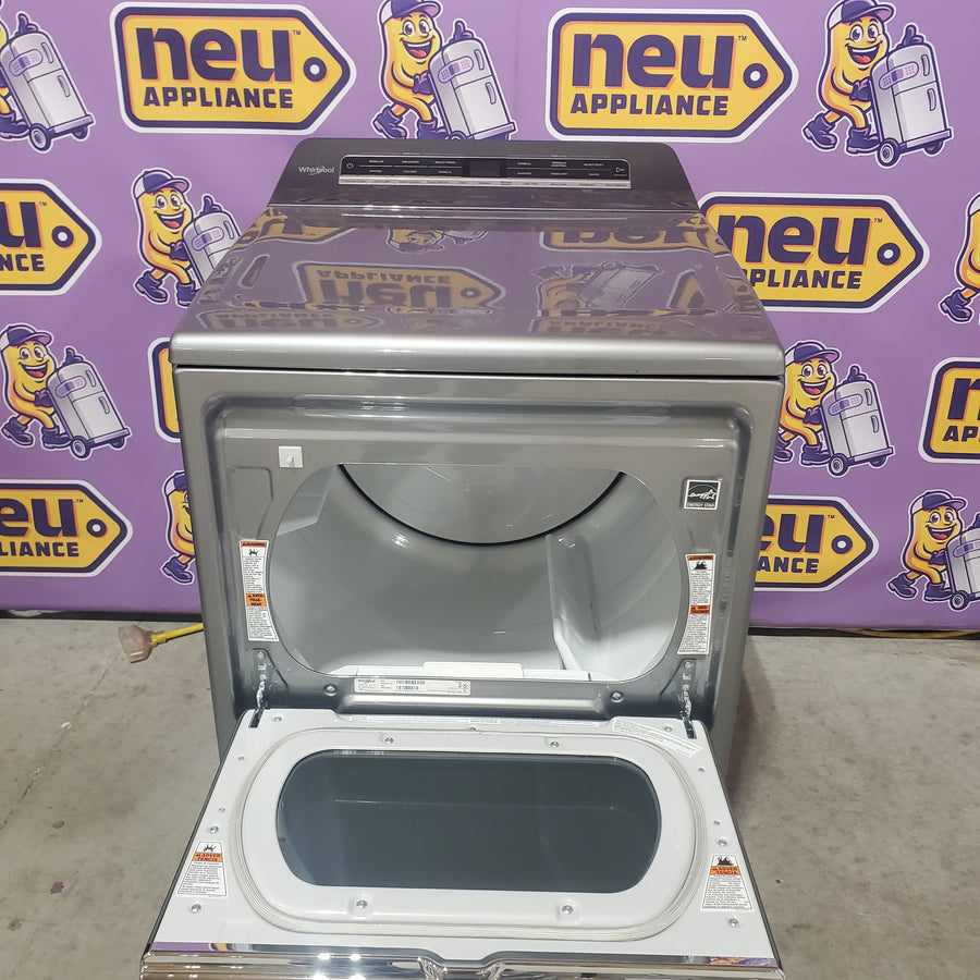 Whirlpool Top Load Electric 7.4 Cu. Ft. Dryer with Advanced Moisture Sensing and Wrinkle Shield Technology WED8127LC - Scratch & Dent (Minor)