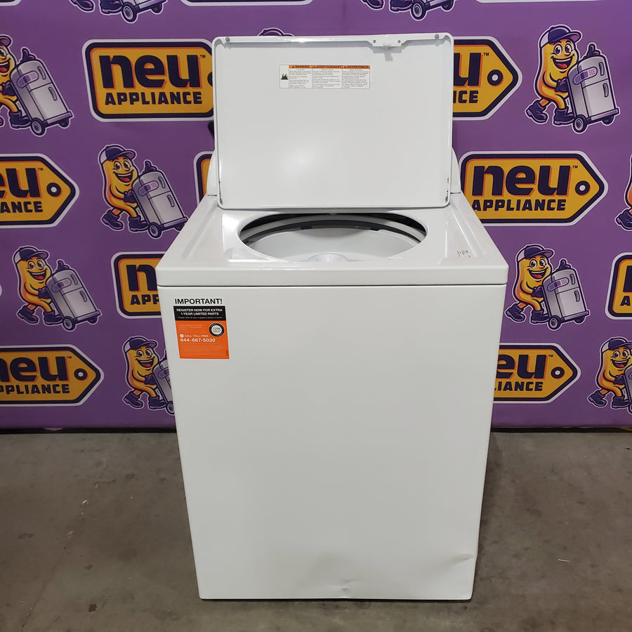 Whirlpool Top Load 3.5 Cu. Ft. Washer with Deep Water Wash Option WTW4816FW - Scratch & Dent (Major) and Whirlpool Vented 7.0 Cu. Ft. Electric Dryer WED4815EW - Scratch & Dent (Minor)