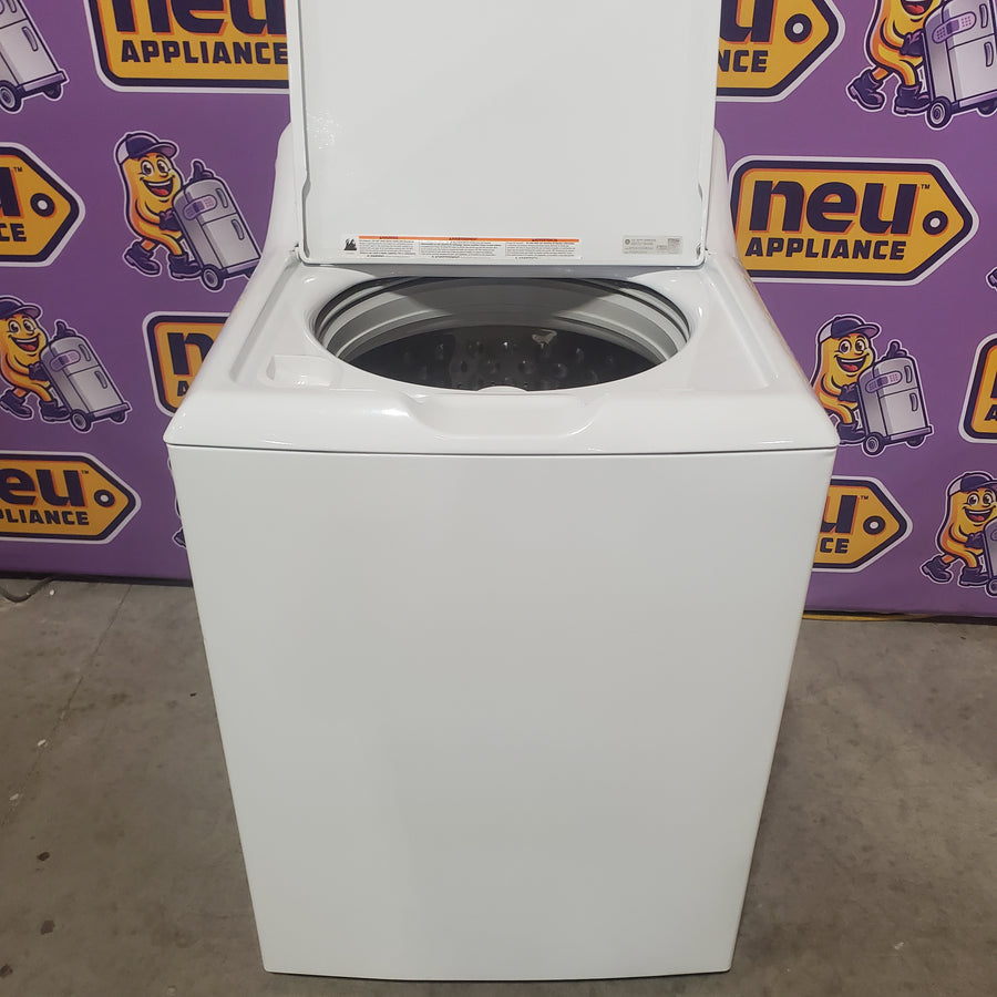 GE® 4.2 cu. ft. Capacity Washer with Stainless Steel Basket GTW335ASNWW - Certified Refurbished