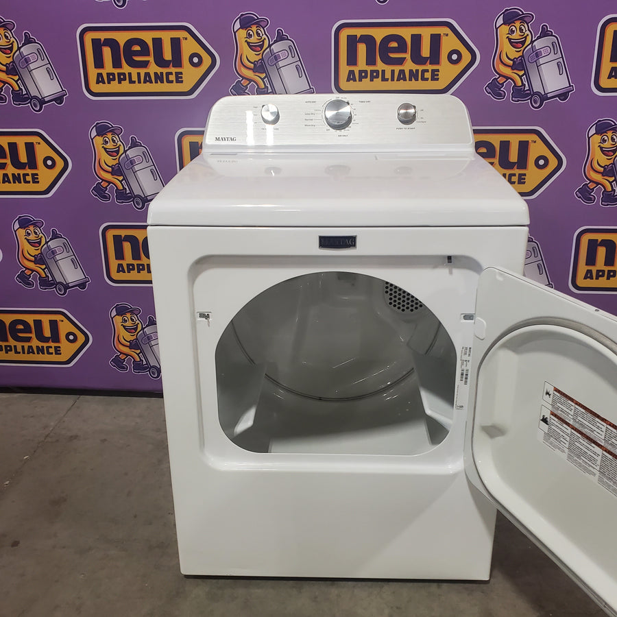 Maytag 4.5 cu. ft. Capacity Top Load Washer with Power™ Agitator and Deep Fill MVW4505MW - Open Box and Maytag 7.0 cu. ft. Capacity Top Load Electric Wrinkle Prevent Dryer 16321 - MED4500MW - Scratch & Dent (Minor)